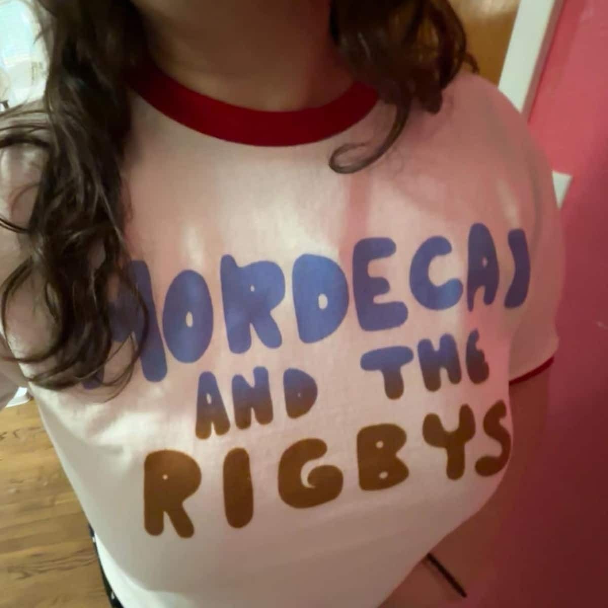 Mordecai and the Rigbys Ringer Tee, Unisex Ringer T-shirt, Mordecai and the Rigbys Shirt — view 5